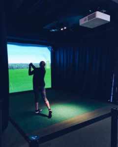 HD Golf Simulator at Birdy's Sports Grill