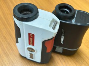 Shot Scope Pro L2 and Bushnell Tour V3 rangefinders