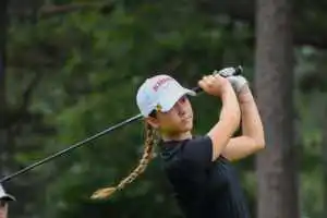 Michaela Morard Day 2 leader of the Alabama Girls State Junior Championship