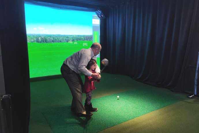 HD Golf Simulator at Birdy's Sports Gril