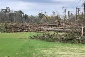 Shoal Creek tornado damage
