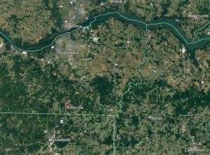 Location of Twin Pines Country Club