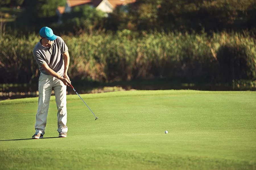 Man Putting
