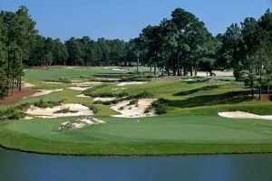 Pinehurst No 4 14 green and 15 tee