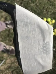 Masking tape low face
