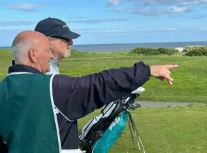 Ardglass Jeff and caddie Barry
