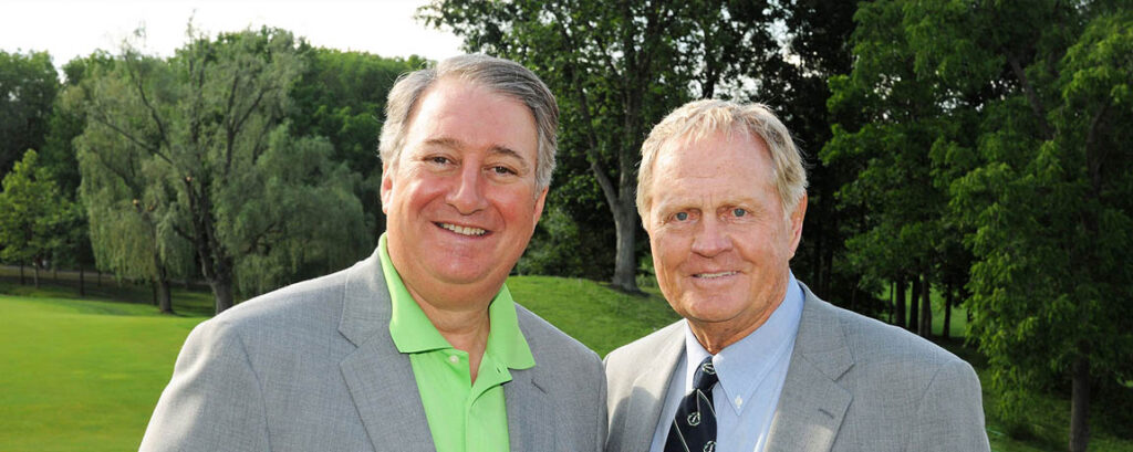 Howard Milstein and Jack Nicklaus