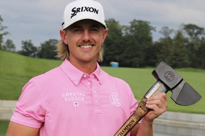 JT Poston, CRMC tournament trophy, one of the most formidable golf trophies