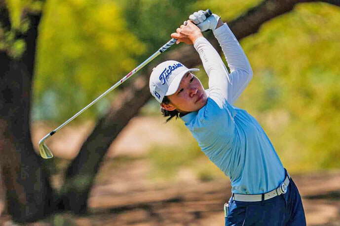 Yahui Zhang of the Epson Tour