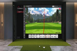 Golf simulator for golf guide