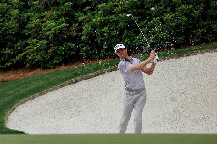Justin Thomas at the Masters