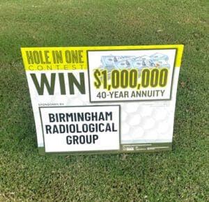 Hole in One signage